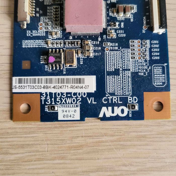 Moduł logiki T-Con 31T03-C00 T315XW02 VL