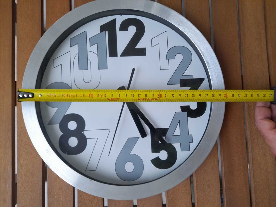 Relógio parede cinzento