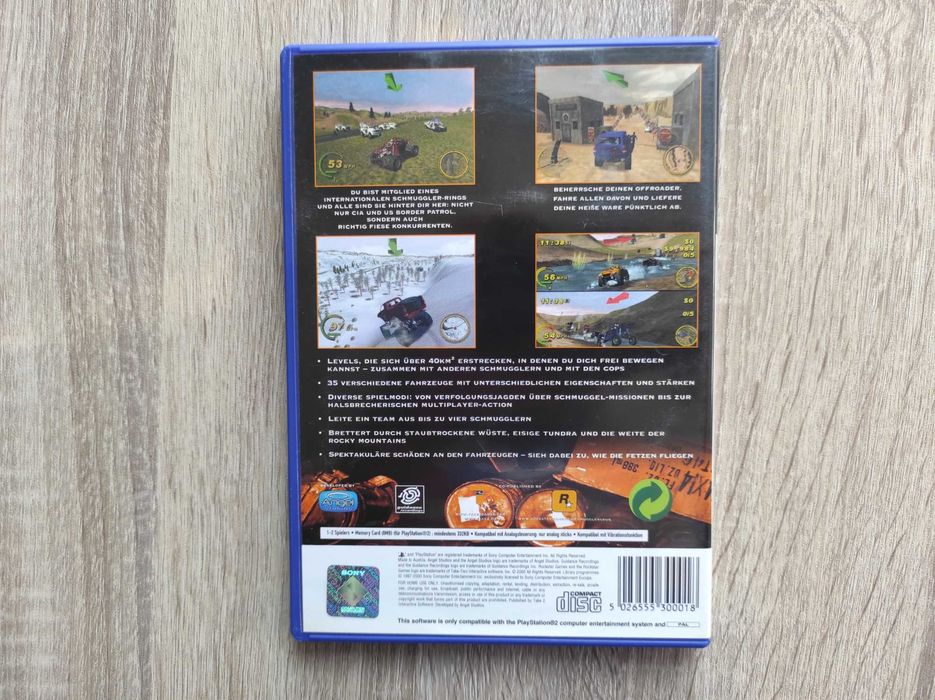 Smuggler's Run - PS2 - Stan płyty Idealny -