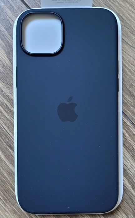 Etui Apple Silicone Case do iPhone 15 Plus z MagSafe czarne NOWE