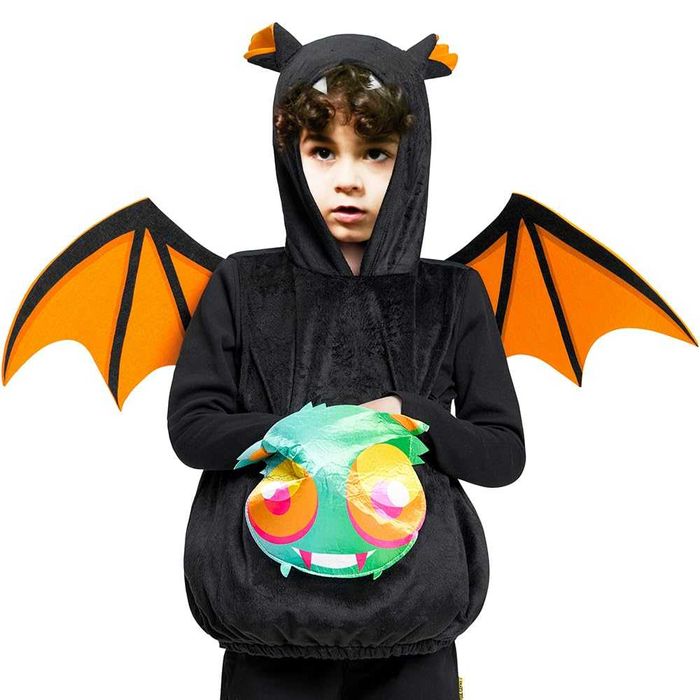 Strój nietoperza 3-4 lata 104 skrzydła odpinane kostium