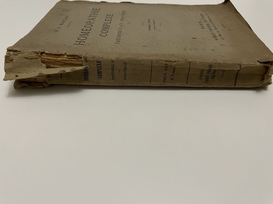 Livro Homéopathie Complexe D' A. Marçais (Francês)