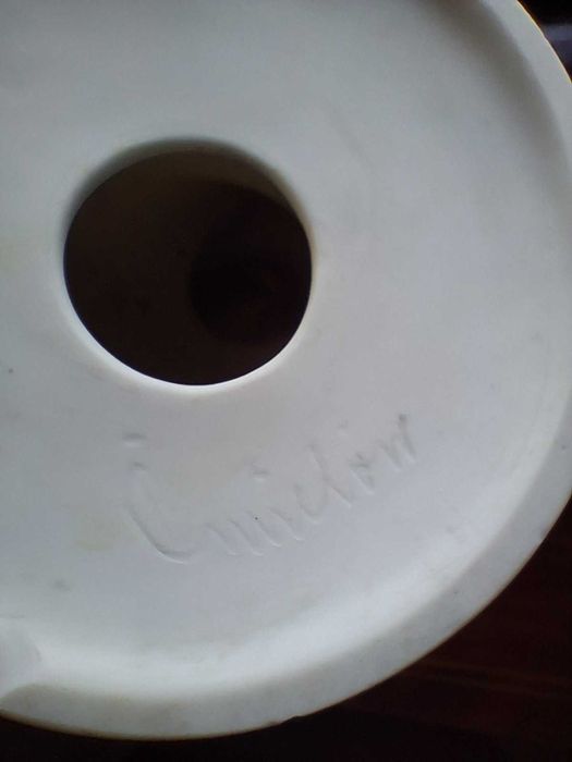 figurka porcelanowa Ćmielów Twardowski na kogucie