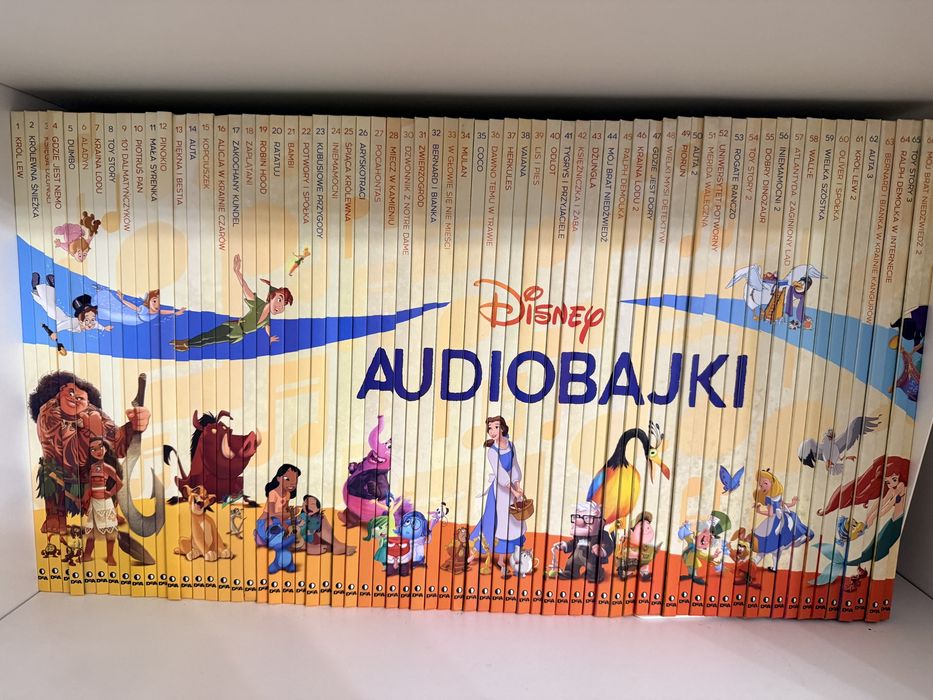 Audiobajki Disney z figurkam - stan bdb+
