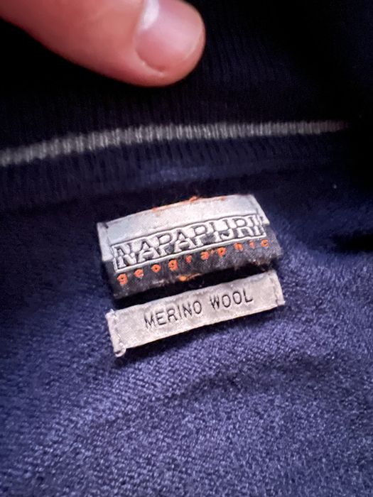 NAPAPIJRI (S/M/L) Merino Wool DAMAVAND HALF-ZIP Jumper свитер мужской
