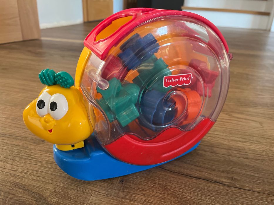 Ślimak klocki fisher price