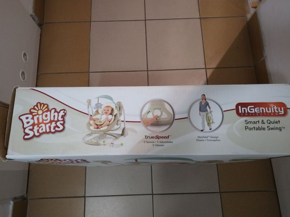 Huśtawka, bujaczek, leżaczek Bright Starts hybrydowy