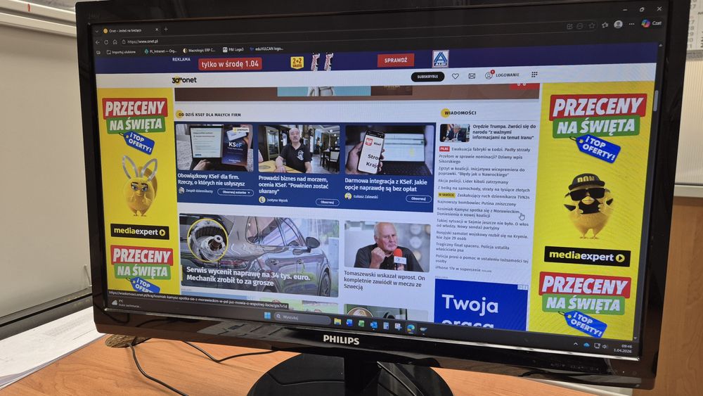 Monitor Philips 24 cale