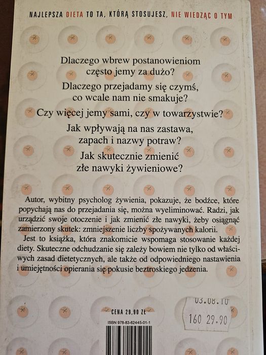 Książka Beztroskie jedzenie Wansink