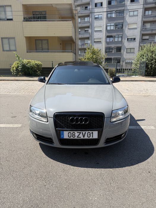 Audi A6 C6 3.0 TDI Quattro 70€ IUC | TETO ABRIR | PELE | BOSE | XENON | LED | F1 | NARDO GREY