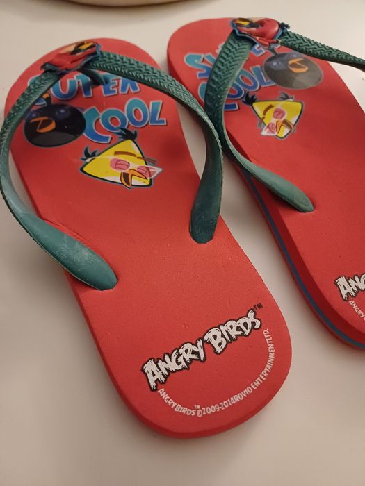 Klapki chłopięce angry birds