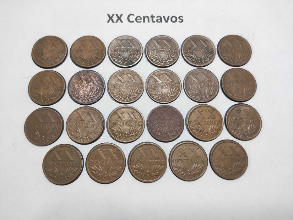 Coleção completa XX Centavos 1942 a 1969 (23 moedas) #3