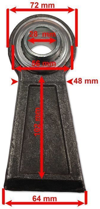 Mocna GŁÓWKA CIĘGŁA Dolnego Spawania Ursus C360 SM-G [4301]