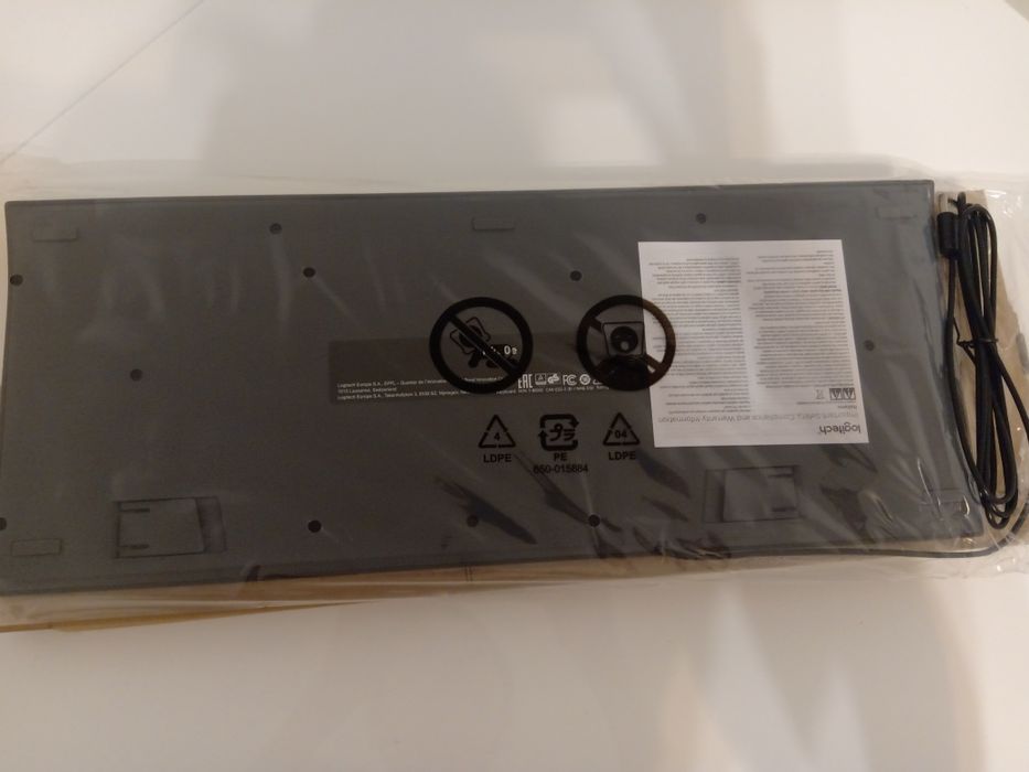 Logitech K280e Pro przewodowa klawiatura biznesowa do Windows, Linux