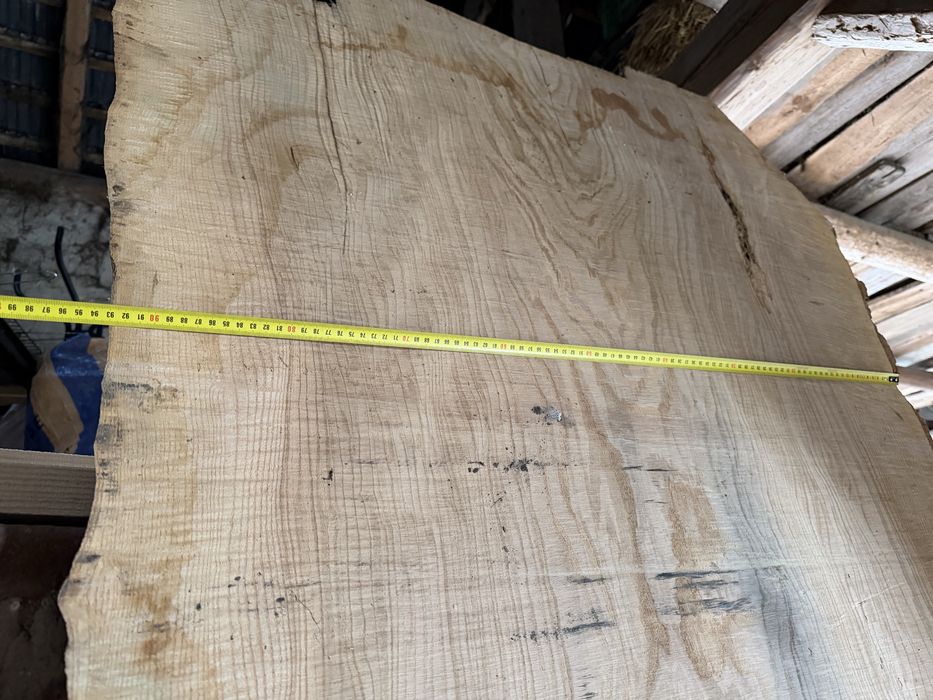Deska/blat jesion po suszarni grubosc 9cm