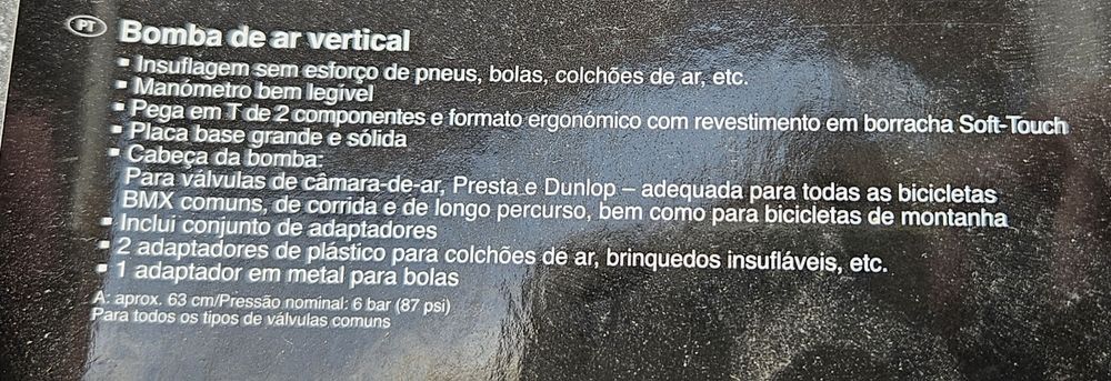 Bomba de ar nova