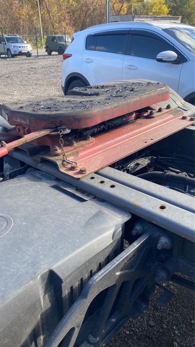 Седло на тягач с проставкой