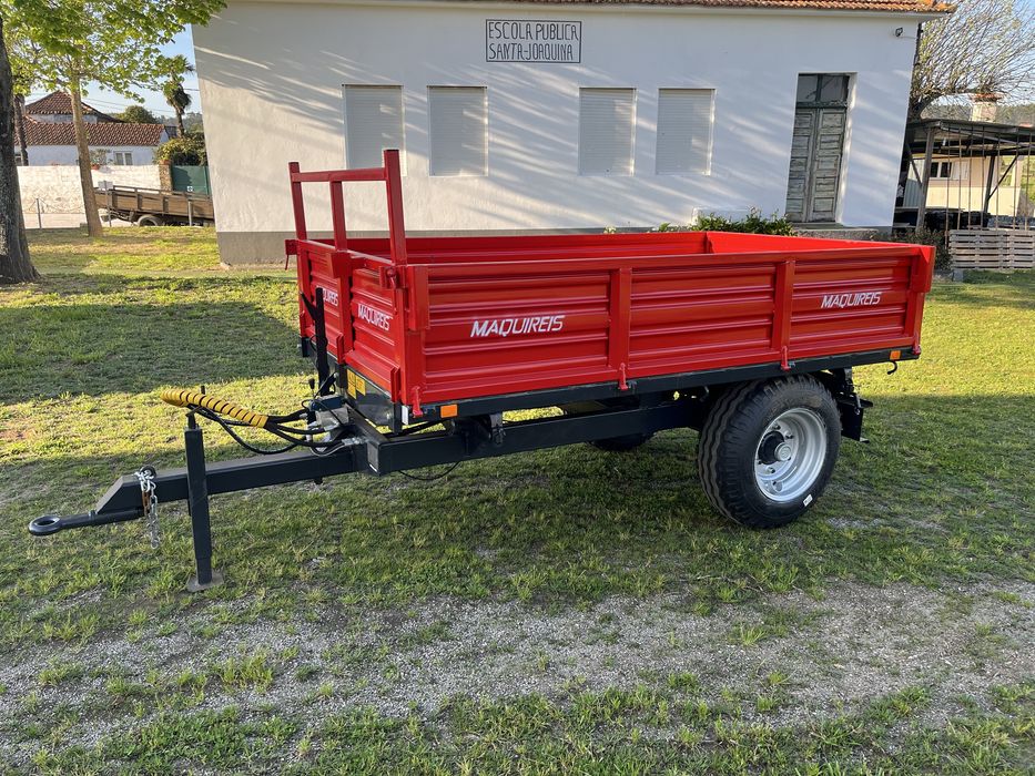 Reboque agricola tribasculante 2500kg