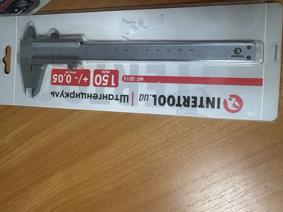 Розпродаж!Штангельциркуль INTERTOOL [MT-3015] (150мм) Новий