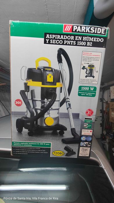 Aspirador  novo 30 l sólidos e líquidos PARKSIDE 1500 B2