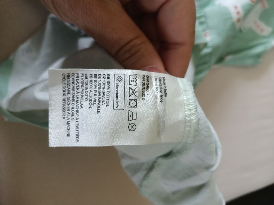H&M bawełniana sukienka na ramiączkach