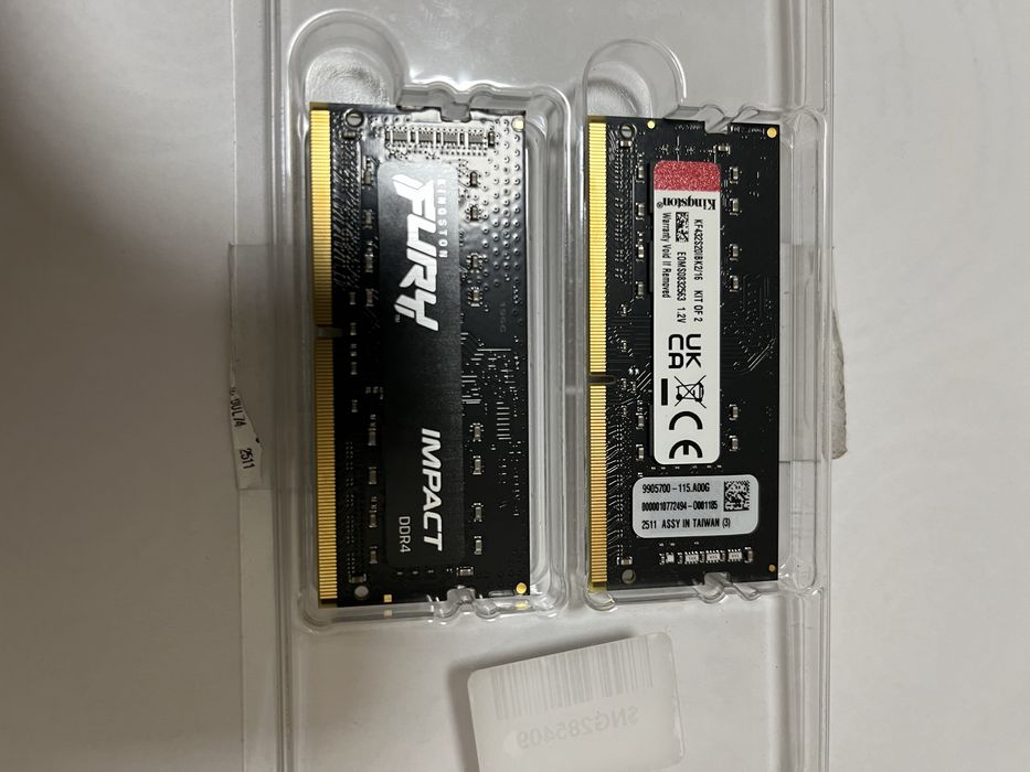 Оперативная память KINGSTON FURY DDR4 16G(2*8)