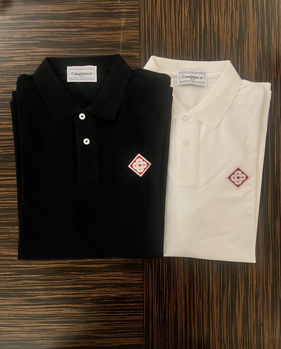 Polo Casablanca Paris Tennis Club [Preto / Branco] M