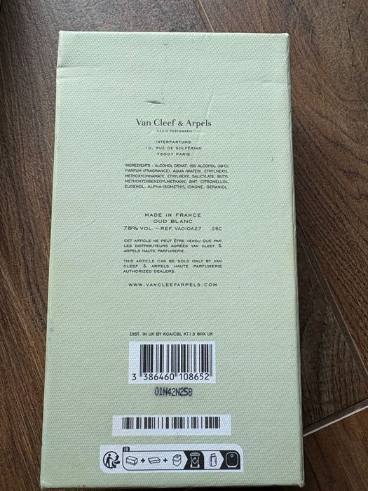 Perfumy Van Cleef & arpels oud blanc