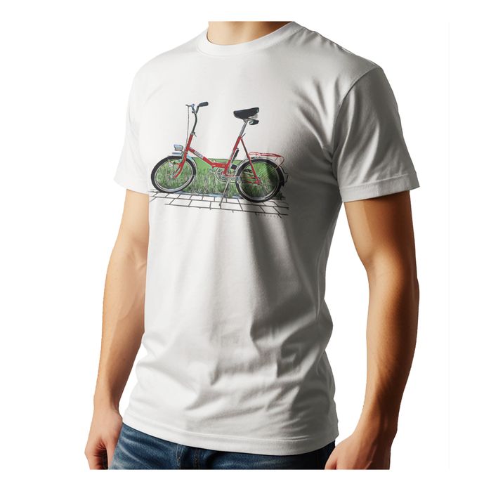 Koszulka biała Romet Wigry roz S 100% Bawełna t-shirt ORYGINAŁ DLBIKES