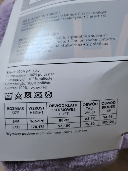 Szlafrok damski r.L/XL