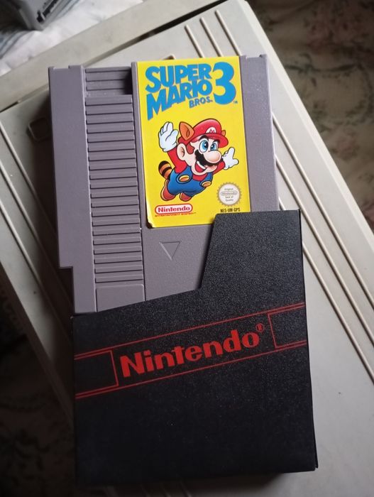 Jogo super Mario NES antigo