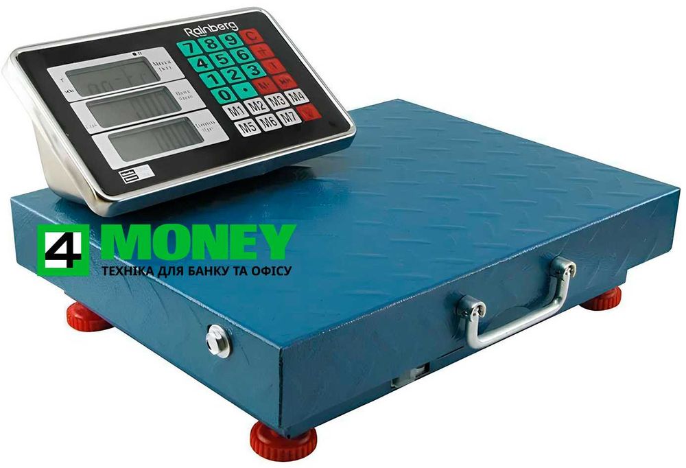 Торговые Товарные ПОРТАТИВНЫЕ ВЕСЫ Ваги PRO 600kg 45*60 Wi-Fi Посилені