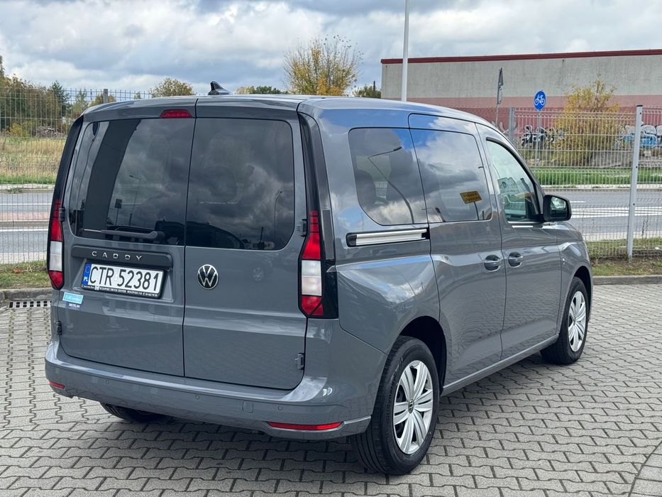 Volkswagen Caddy 2.0TDI 102KM SalonPL/FV23%/ Gwar. 2030r i 250kkm/LED/DrzwiTył/Temp/App