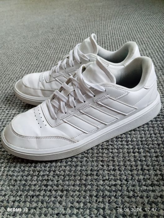 Buty uniseks białe sneakersy adidas Courtblock r. 42