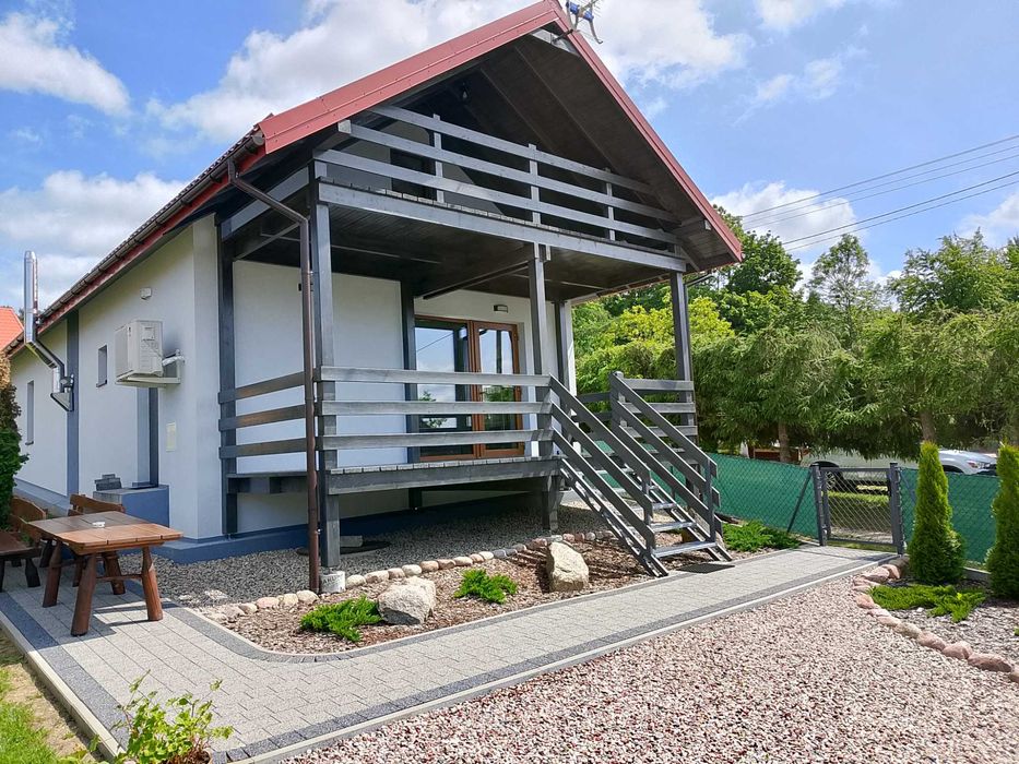 Dom całoroczny nad jeziorem Juksty