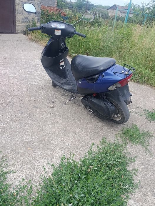 Скутер suzuki lets 2 new на ходу , мопед летс 2 .