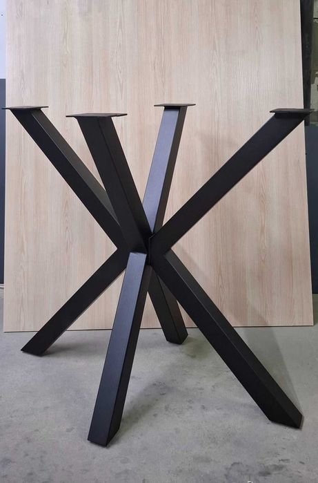 Металеві опори ніжки для столу Підстілля Loft з профілю Металеві ніжки