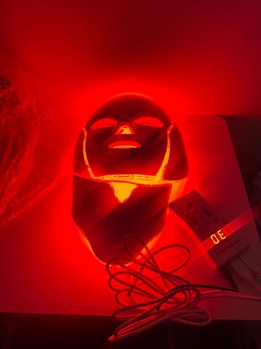 Máscara LED  com LED de 7 cores