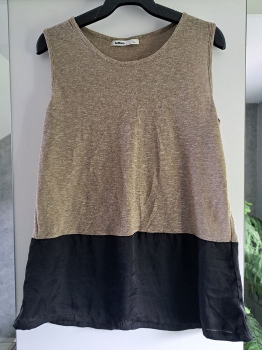 Top ze złotą nitką