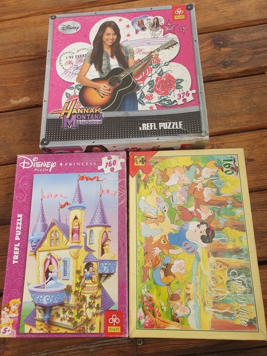 Tornister i puzzle dla dziewczynki