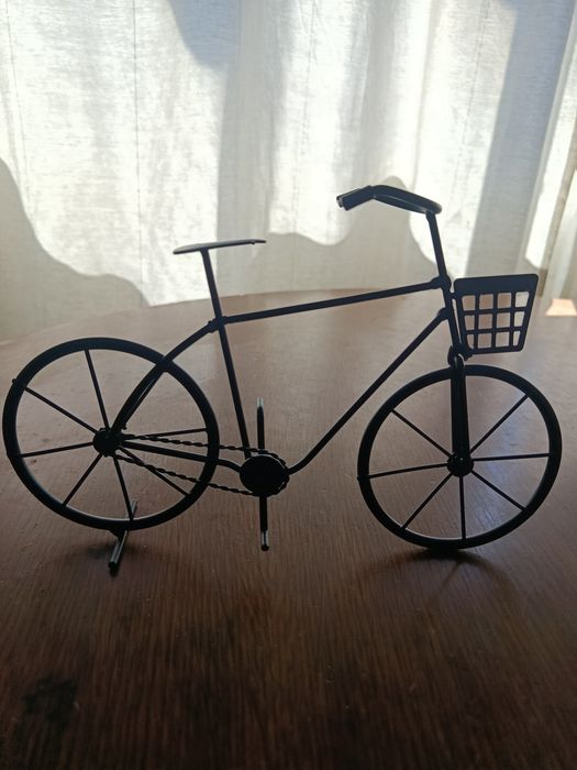 Peça decorativa bicicleta