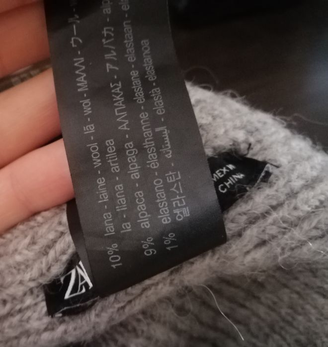 Тёплая шапка zara