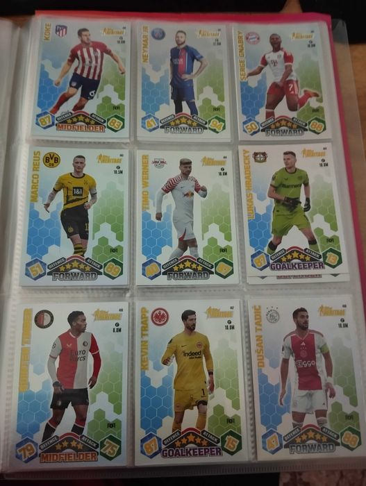Match Attax 23/24 Topps Cartas Heritage (ler Descrição)