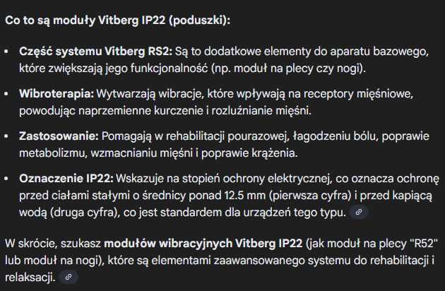 Poduszki do wibroterapii marki Vitberg .