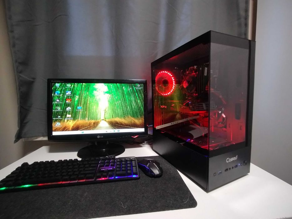 Mocny zestaw komputerowy do gier i5 / SSD / HDD / Radeon 8GB