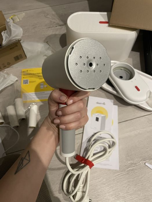 Parownica do ubrań DEERMA HS-200 2w1 nowa okazja