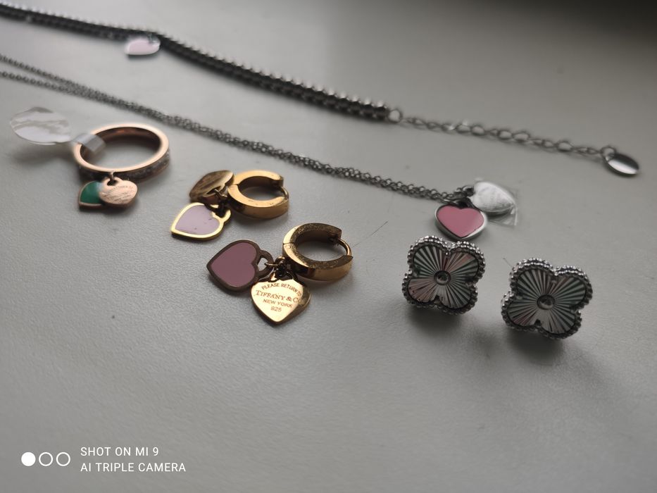 Бижутерия в стиле Tiffany van cleef клевер лазерка  тиффани