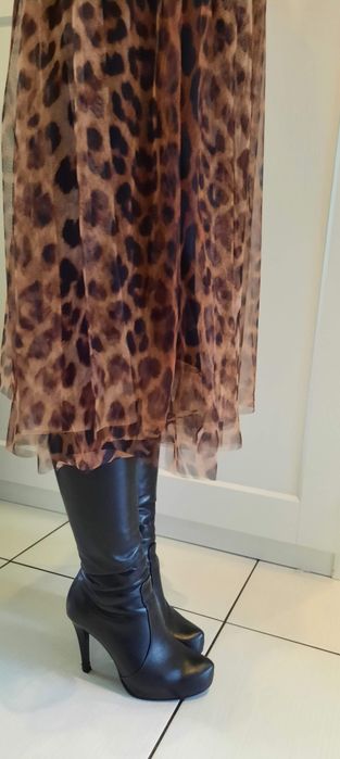 Kozaki Baldowski, skóra naturalna, rozm. 38