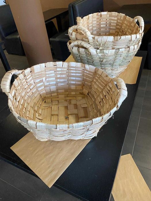 Cestos artesanais 3 tamanhos novos para decoração ou outros afins