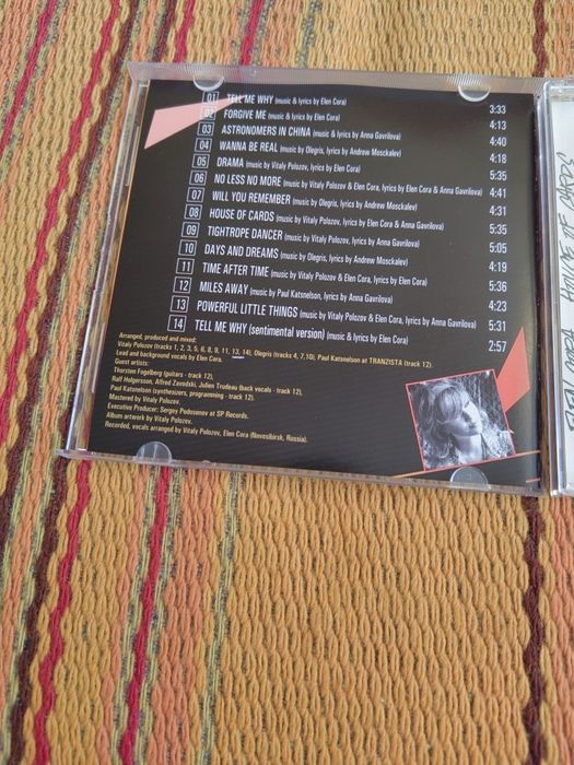 Elen Cora-House of Cards, Album Cd